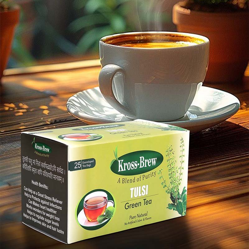 KROSS-BREW TULSI GREEN TEA