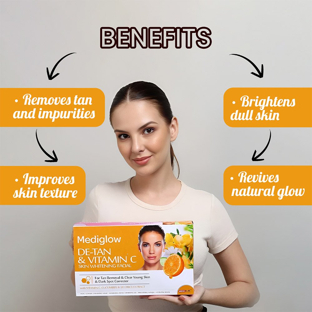 MEDIGLOW D-Tan FACIAL KIT4