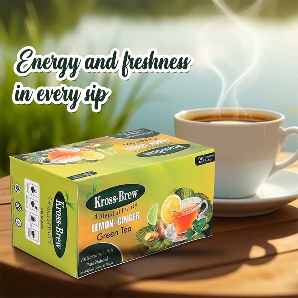 KROSS-BREW LEMON GINGER GREEN TEA2