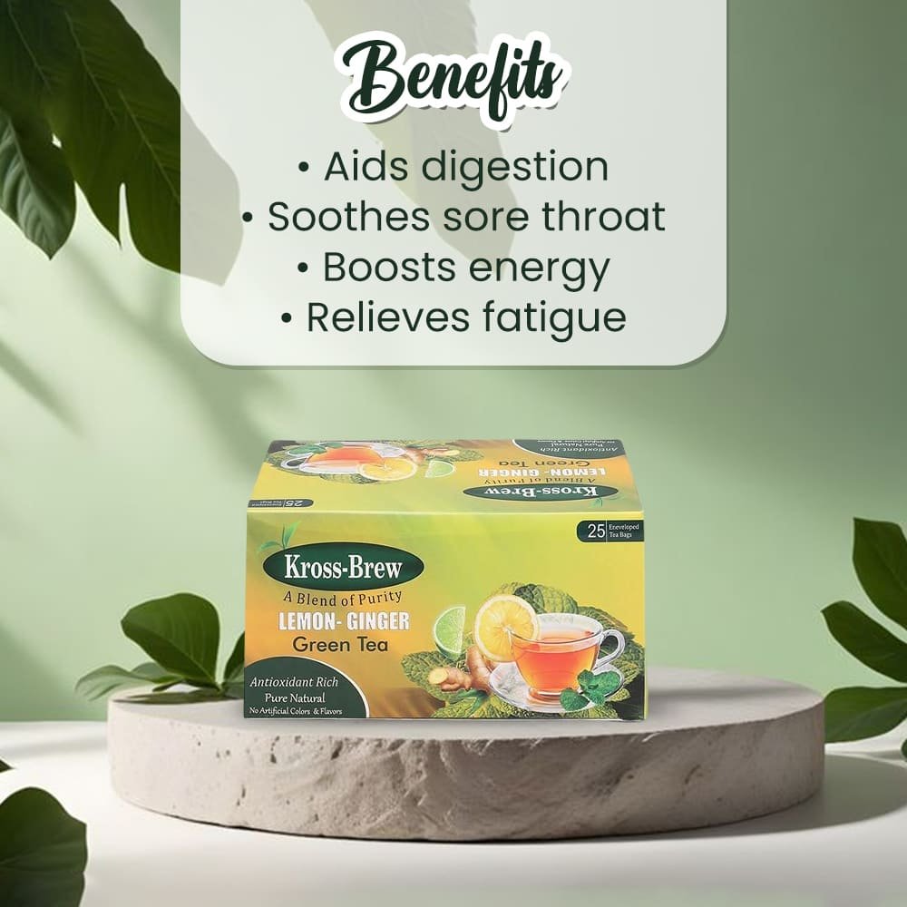 KROSS-BREW LEMON GINGER GREEN TEA3