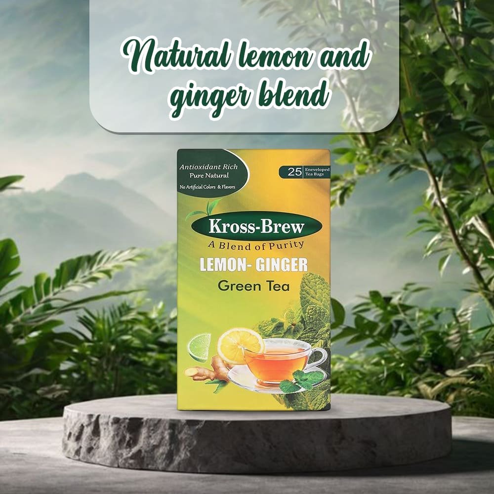 KROSS-BREW LEMON GINGER GREEN TEA5