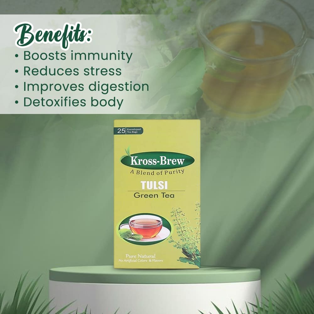KROSS-BREW TULSI GREEN TEA3
