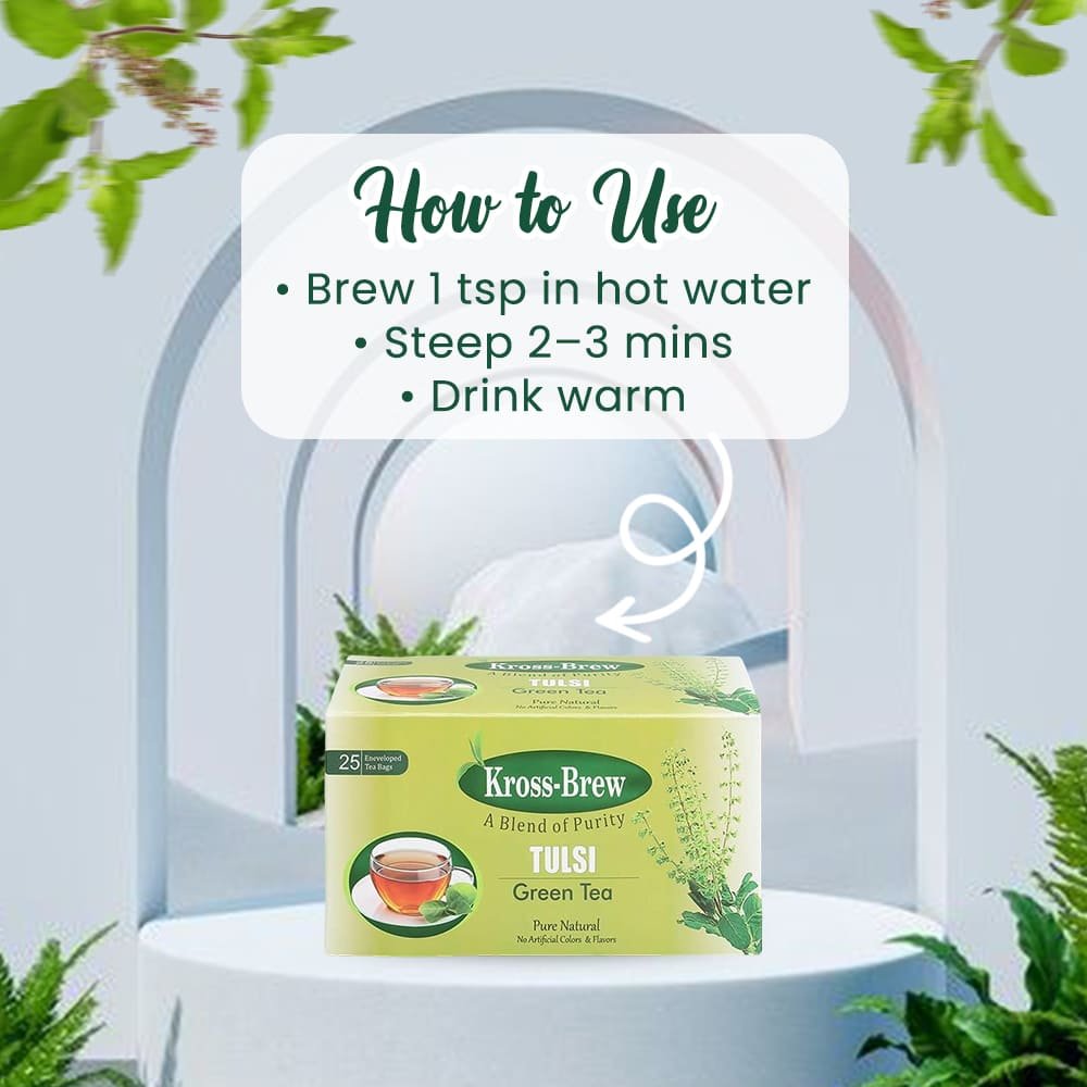KROSS-BREW TULSI GREEN TEA4