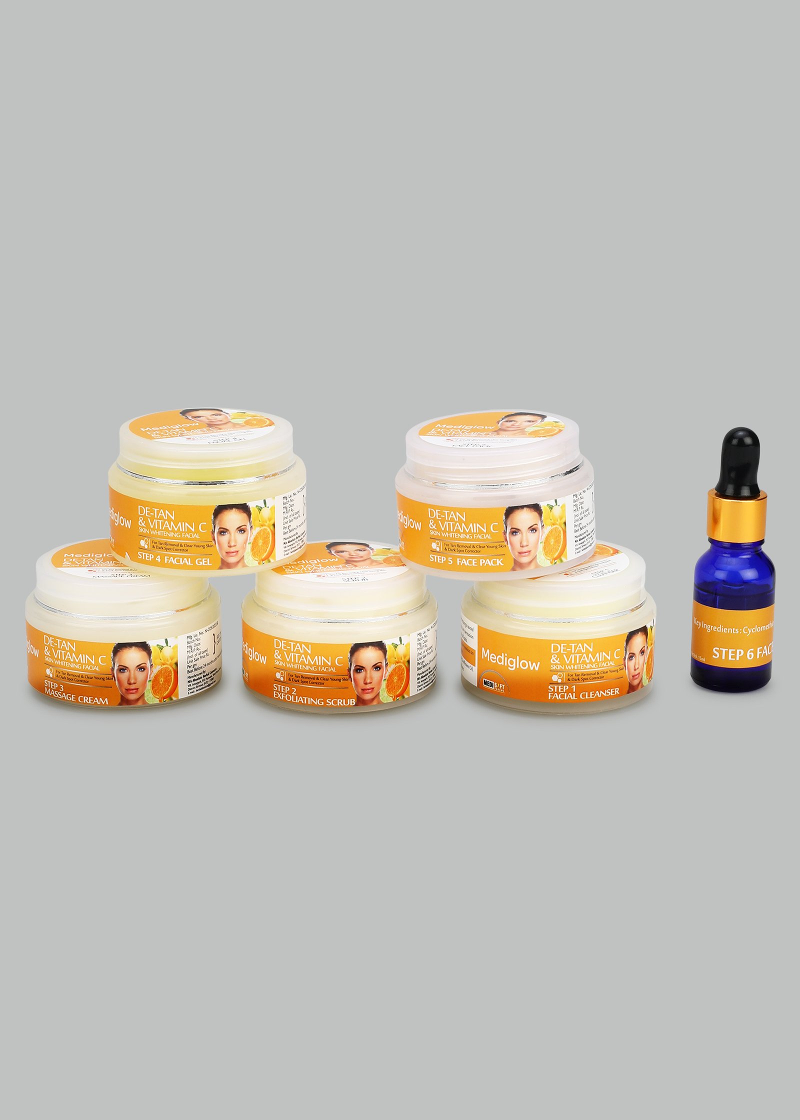 MEDIGLOW D-Tan FACIAL KIT2